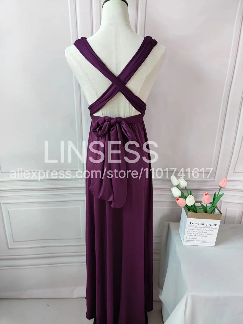 Multiway Maxi Dress Bridesmaid Dress Infinity Cocktail Dress Floor Length Bridesmaid Dress Maxi Dress for Bridesmaid Gifts