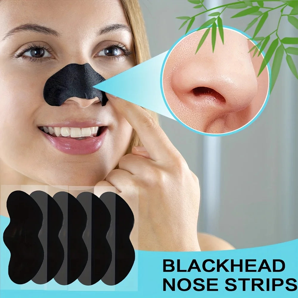 10/20/50/100Pcs Nose Pore Blackhead Remove Strips Deep Cleansing Nasal Patches Shrink Pores Skin Care Mask Facial Cleansing Tool