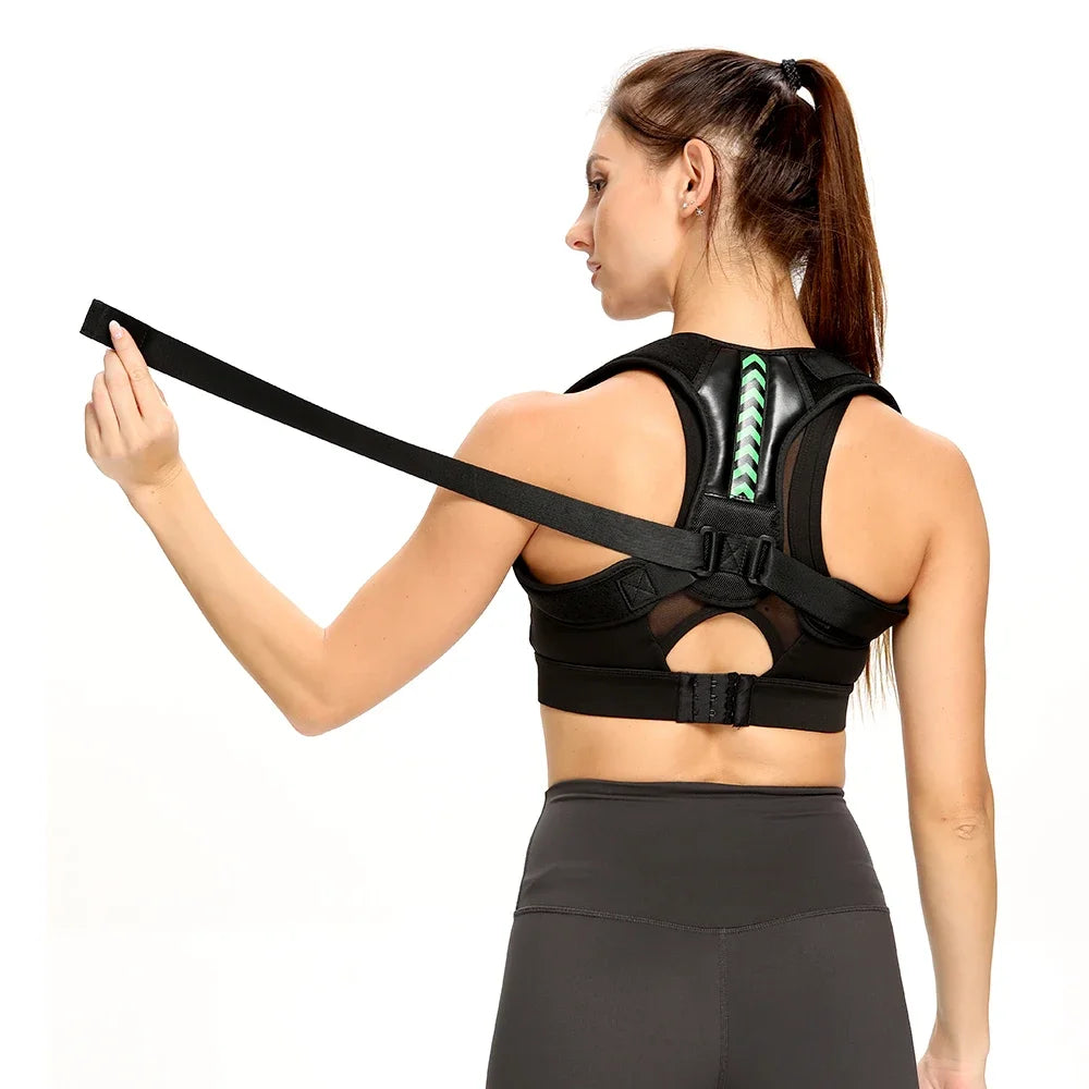 Adjustable Back Shoulder Posture Corrector Belt Clavicle Spine Support Reshape Your Body Home Office Sport Upper Back Neck Brace