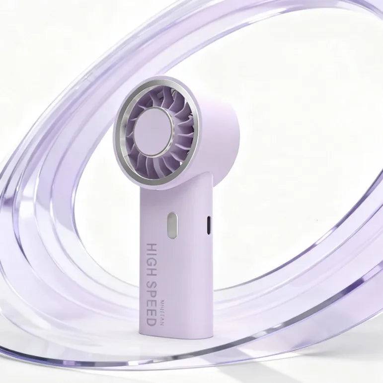 Mini Handheld Fan Portable Desktop Fan 3-speed Circulating Wind Speed Adjustment Type-C Charge Fans For Office Home