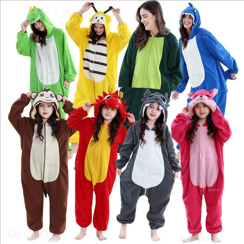 Blue Shark Onesie Jumpsuit Anime Adult Cosplay Halloween Costume Cosplay Carnival Children Pajamas Kigurumi Pijamas Kids Pyjamas
