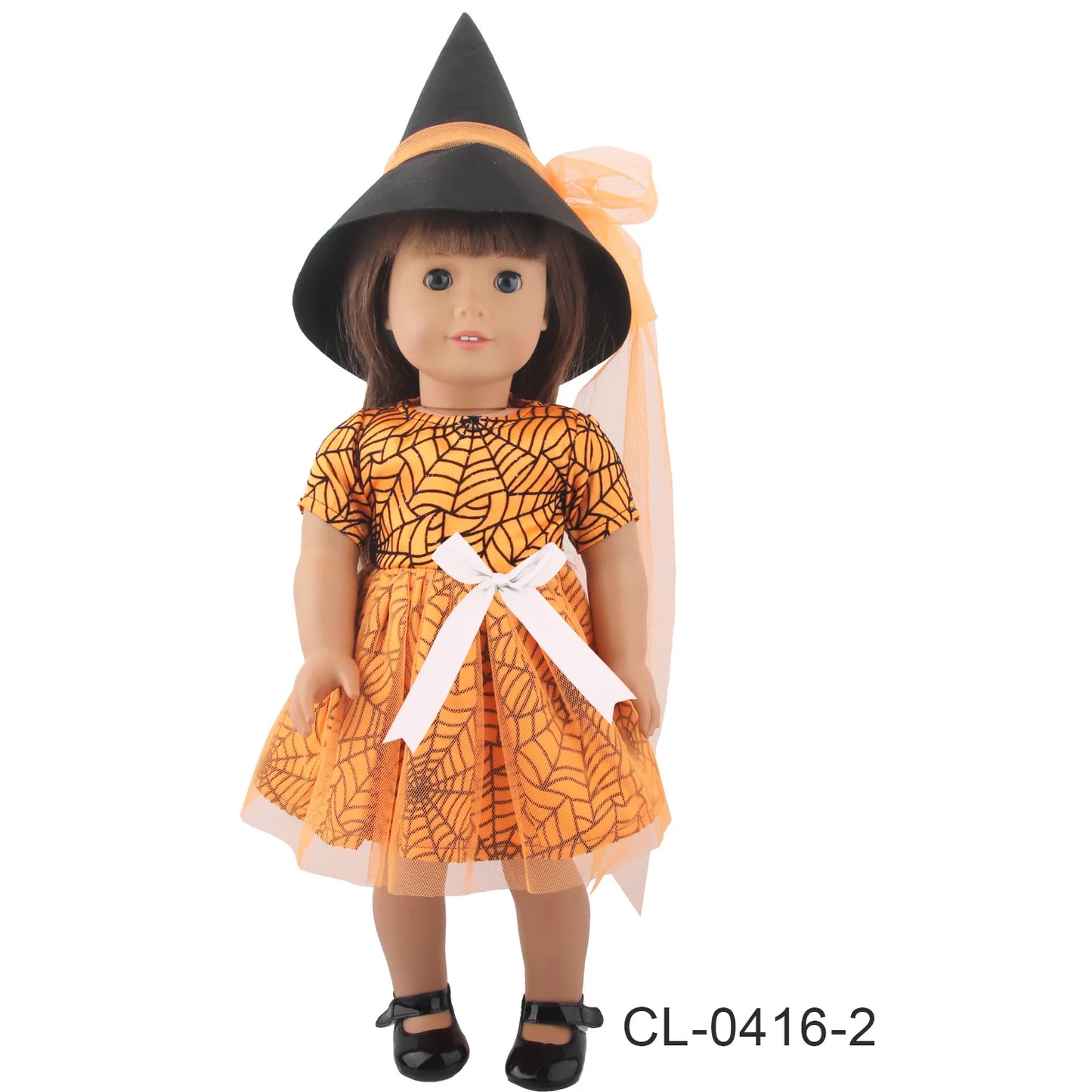 Halloween Doll Clothes Festival Pumpkin, Skeleton Costumes For 18 Inch American&43cm Baby New Born,OG,Life Girl Doll Accessories