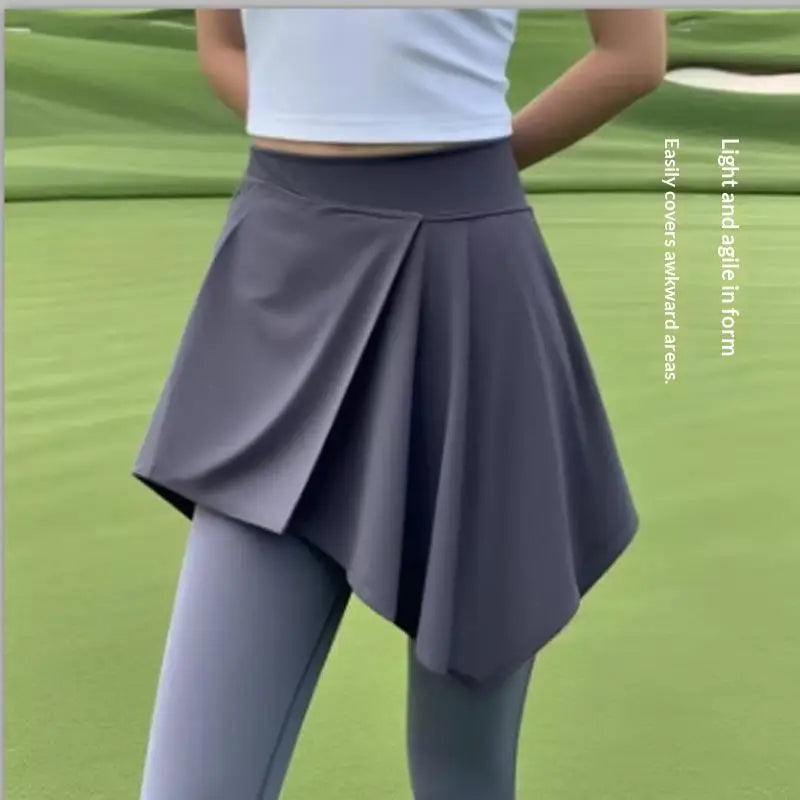 Women's Athletic Wrap Skirt, Quick Drying Breathable Anti-Exposure, Perfect For Golf Tennis Yoga Fitness