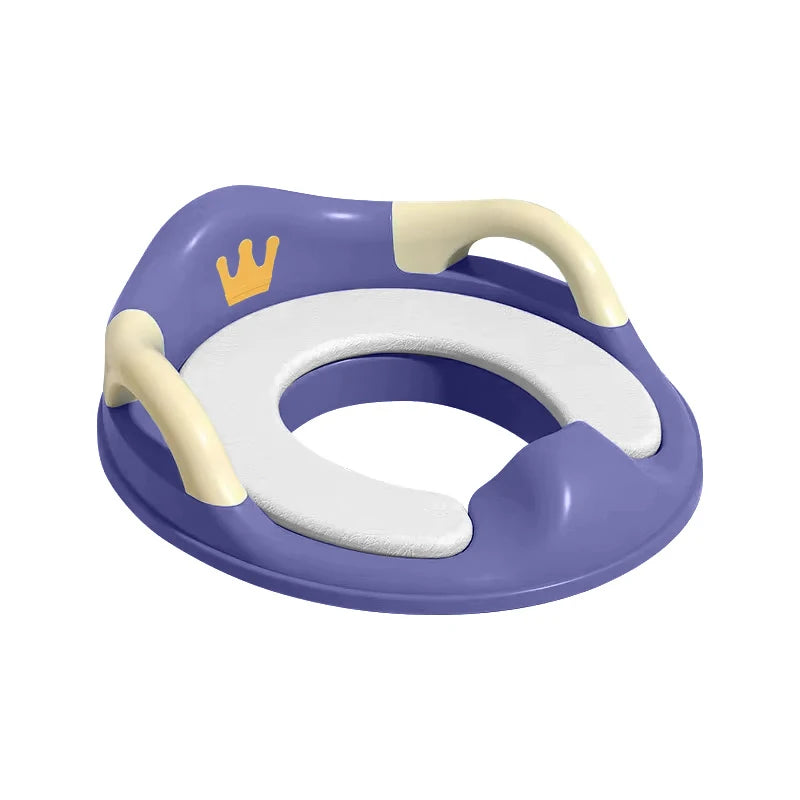 Baby Potty Mat Training Seat Handle Portable Soft Potty Mats Kid Toilet Household Auxiliary Non-slip Toilet Child WC Reducer