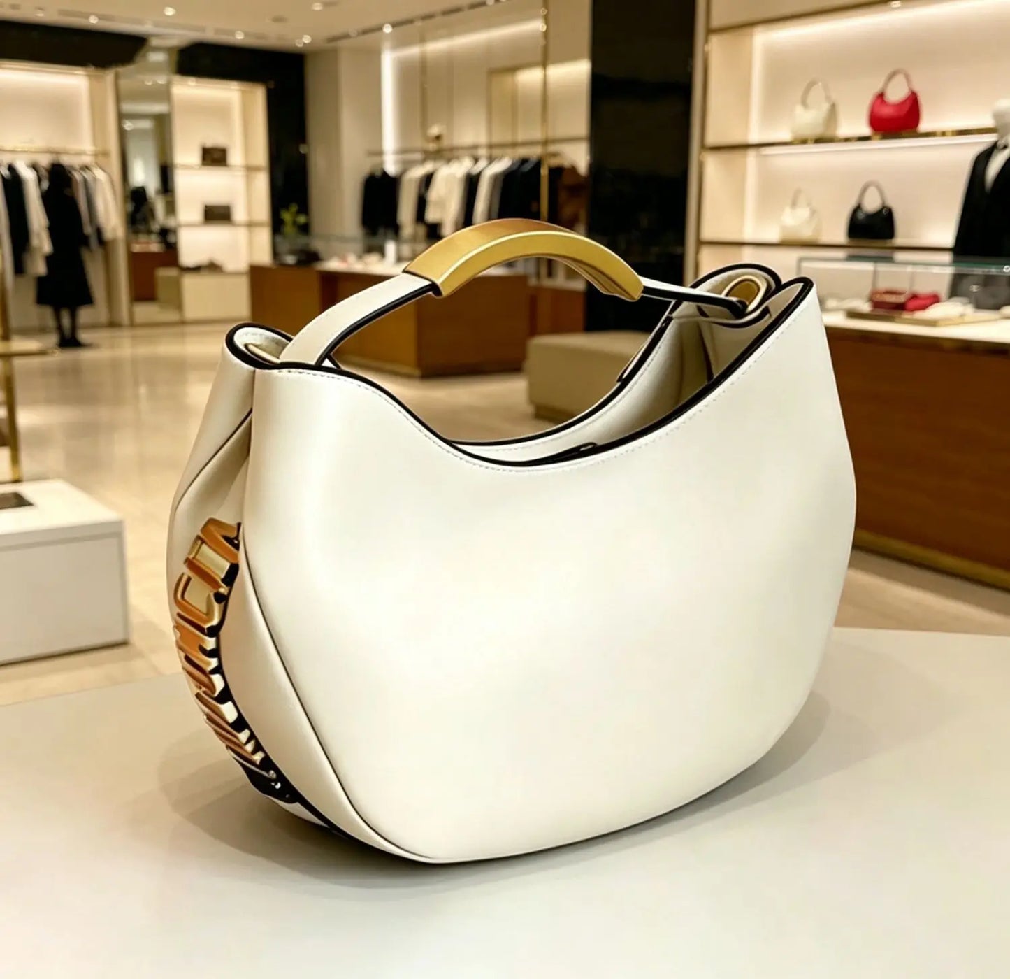 Vintage Designer Inspired Diaper Bag: Elegant Crossbody Handbag For Women With Luxury Look And Large Capacity Tote Function