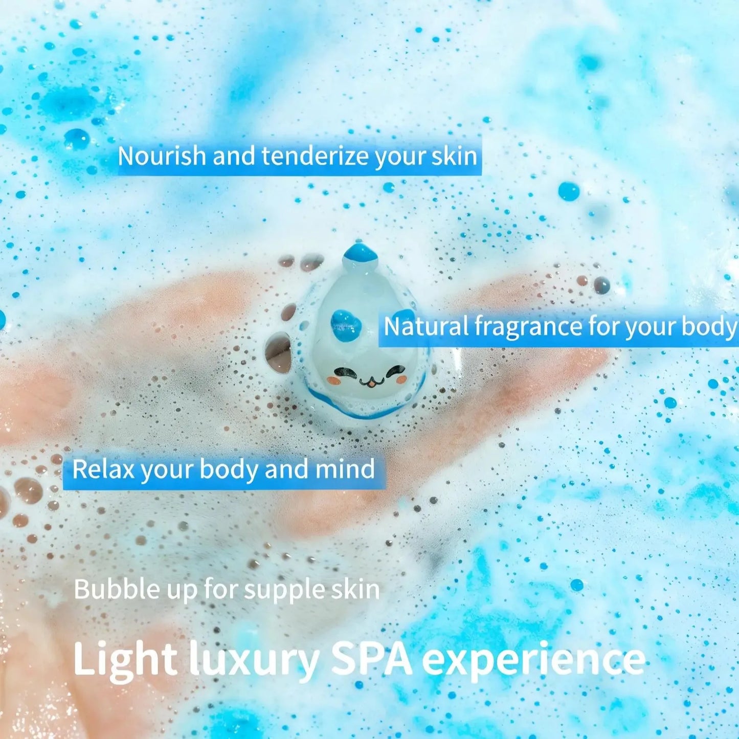 Kid Bath Bombs Inside Hidden Surprise Gentle Cleanse Colorful Rich Bubble Funny Relaxing Kid Bath Toys Children Shower Gift Set
