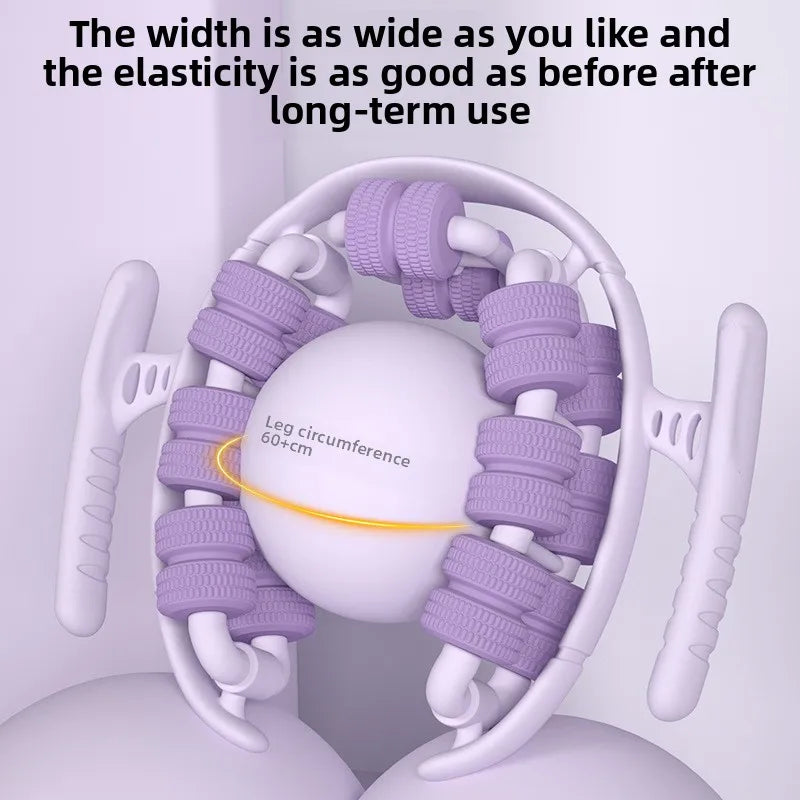 Newest  Wheel Annular Leg Clamp Massager Relax  Massager Anti-cellulite Massager Body Slimming Roller Massage for Body