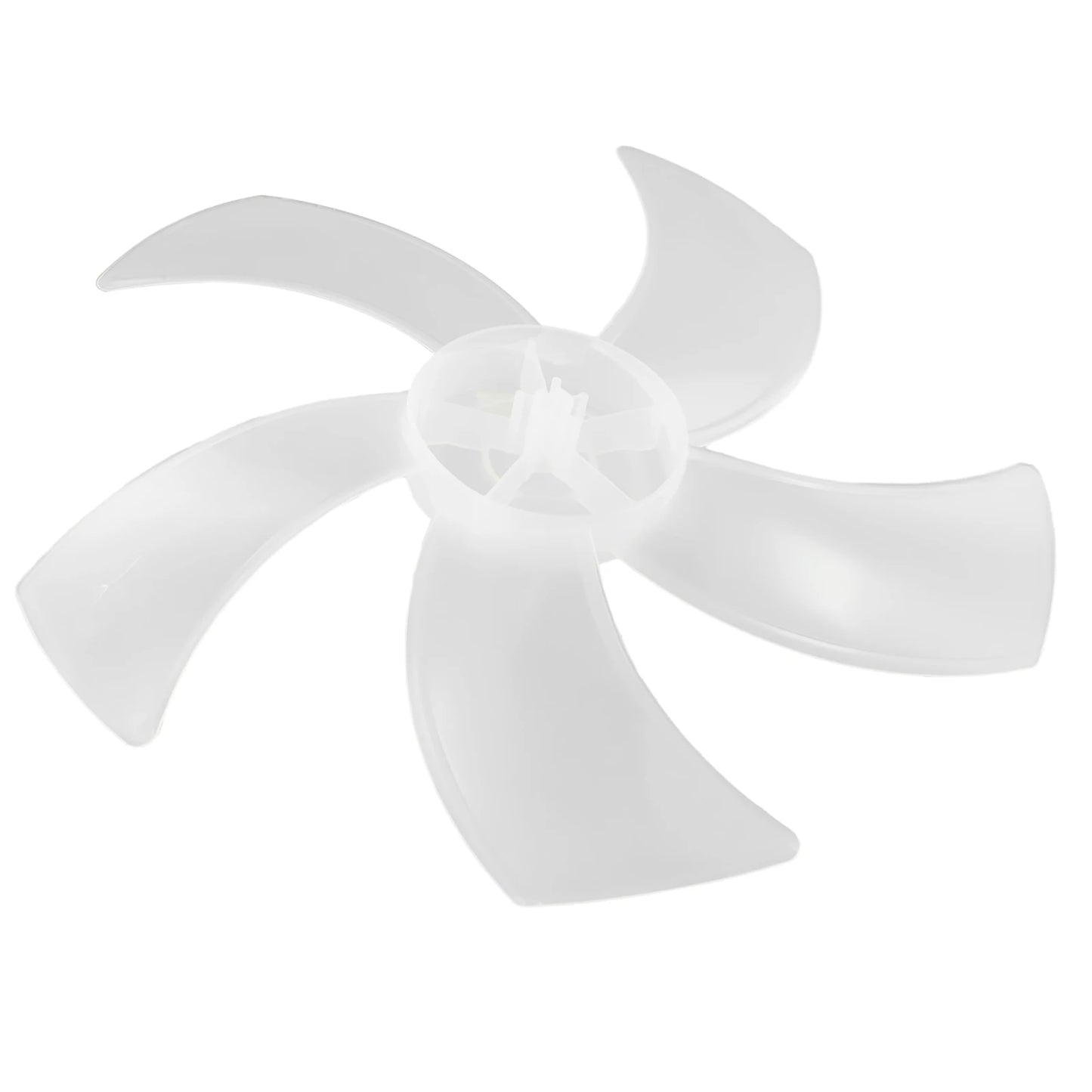 16 Inch Five Leaf Replacement Fan Blade With Nut Cover For Stand Fans And Desk Fans Plastic Material For Household Use