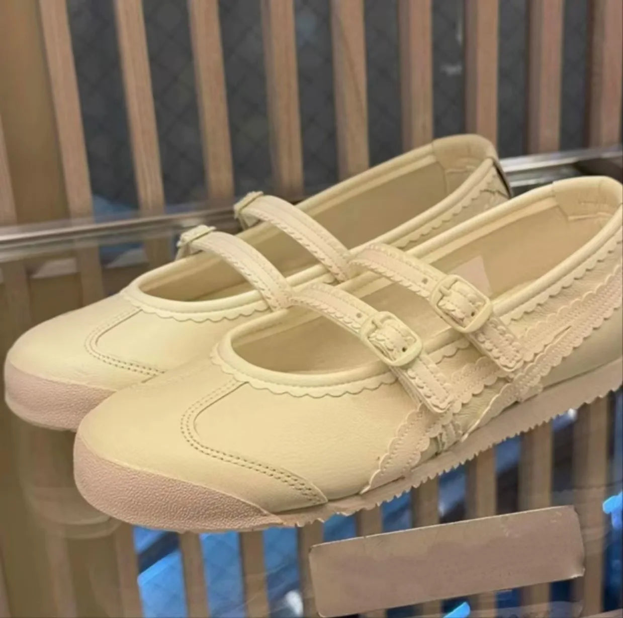 2025 Silver Ballet ShoesSpring New Women's Round Toe Flat Buckle Shallow Casual Sports Daily Office Commuter Ladies Single Shoes