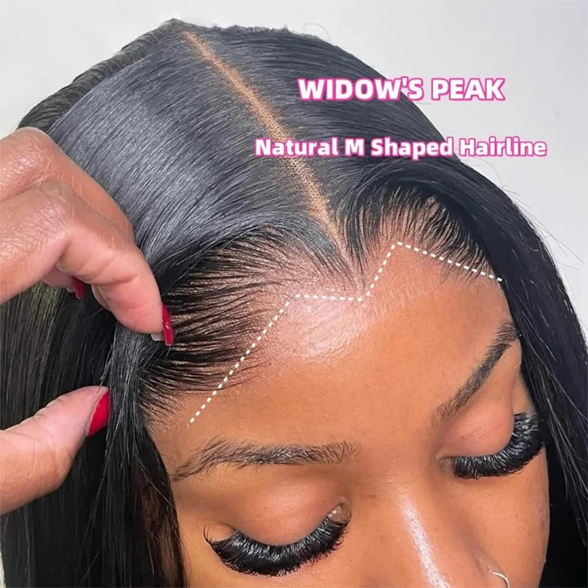 42 Inch Lagos Hairline 360 Full HD Lace Frontal Wigs 100% Human Hair Pre Plucked 400 Density 13x6 HD Lace Front Wear And Go Wigs