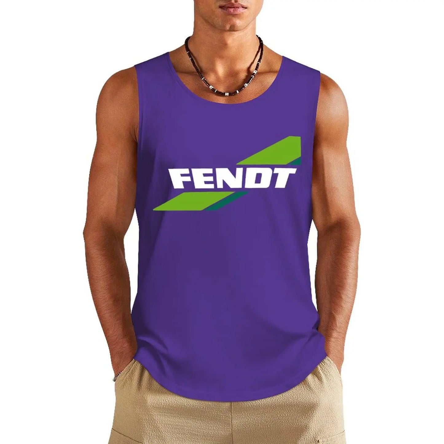 Fendt Tractors Logo Tank Top t-shirt gym man Gym t-shirt man Men's vest