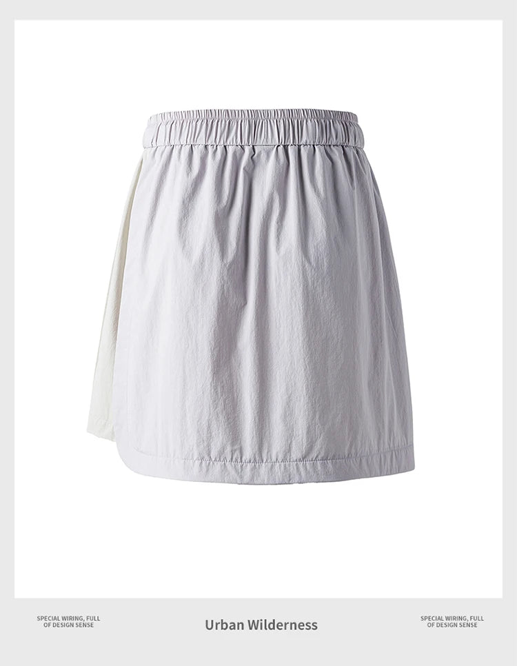 Women's UPF2000+ UV Protection Skort High Waist Hiking Skirt Shorts Quick Dry Cooling Summer Tennis Sports Skirt with Pouch