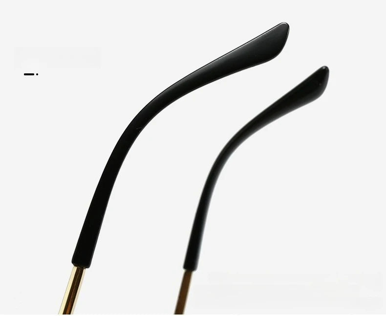 Popular Fashion Women Men Shades Rhombus Sun Glasses Female Male Summer Traveling UV400 Rimless Sunglasses Lentes De Sol Mujer