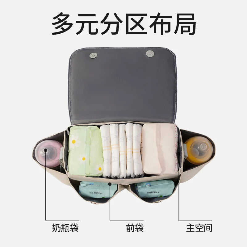 Baby Stroller Hanging Bag Accessories, Large Capacity Stroller Storage Bag, Shoulder Bag, Mother and Baby Bag, Diaper Bag Gifts