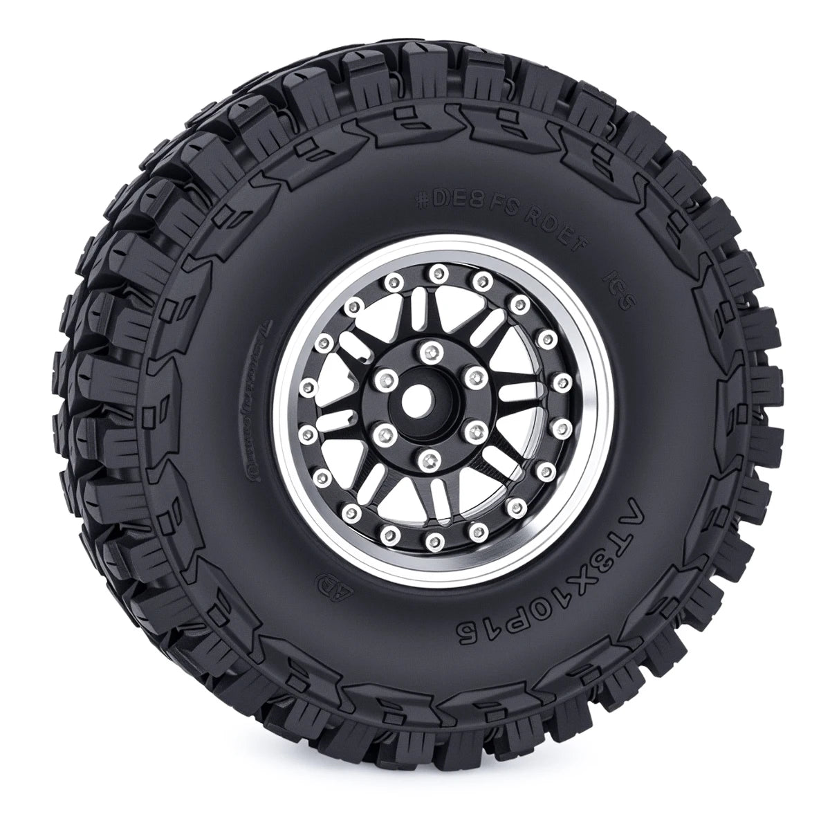 4Pcs 1.9 Aluminum Beadlock Wheel Rims Adjustable Offsetfor 1/10 RC Crawler Car TRX4 TRX6 SCX10 90046 GEN7 8 D90 Upgrade Parts