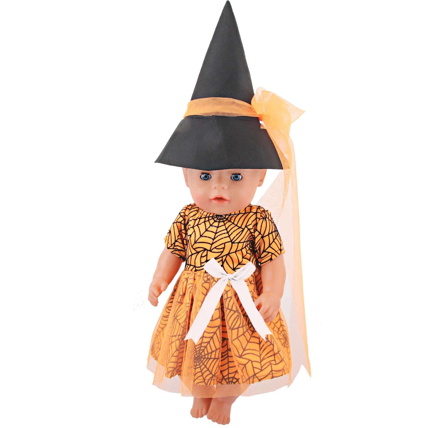 Halloween Doll Clothes Festival Pumpkin, Skeleton Costumes For 18 Inch American&43cm Baby New Born,OG,Life Girl Doll Accessories