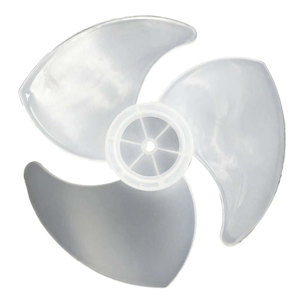 D hole Air Circulation Fan Blade for Turbo Floor Fan Replacement PVC 3-Blade Design Compatible with Standard Turbine Fans