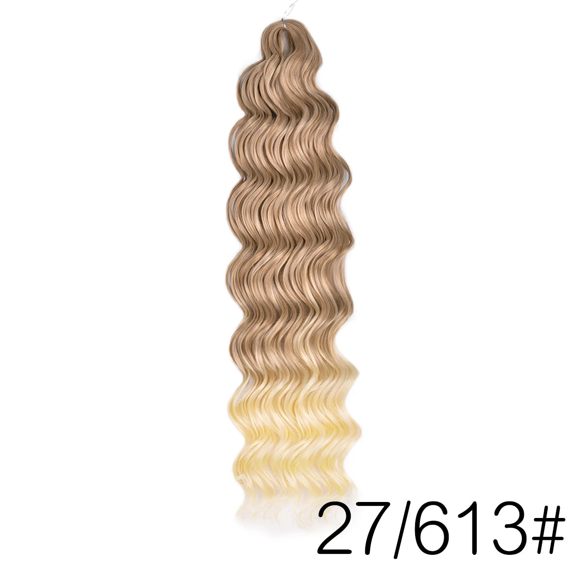 Anna Curl Synthetic Braiding Hair Loose Deep Wave 24 Inch Crochet Hair Extensions Water Wave Twist Pink Color Hair for Women