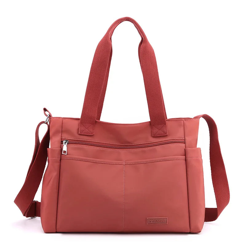 Women Bag Crossbody Nylon Large Capacity Shoulder Bag Lightweight Handbag Maternity Diaper Baby Bag For Mom Travel Dropshipping