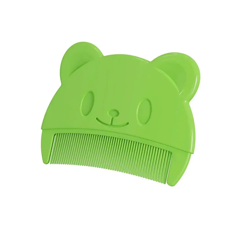 1-4pcs Newborn Baby Comb Remove Fetal Scale Cute Bear Shaped Infants Boys Girls Fetal Hair Shampoo Soft Comb
