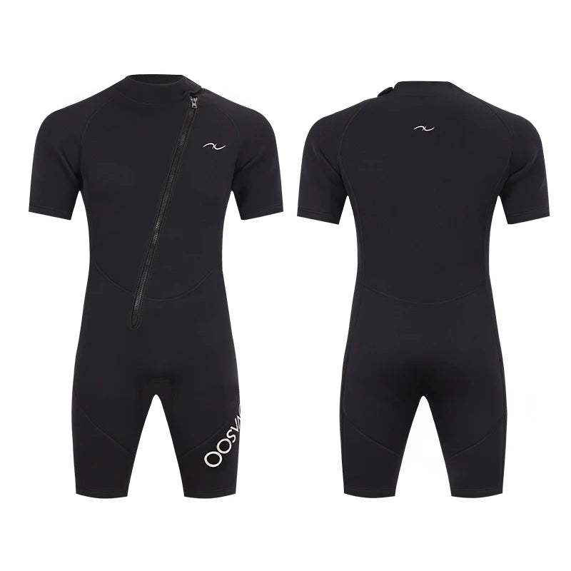 Wetsuit 3mm wetsuit Surf Suit Short Sleeve Swimwear  Scuba Diving Suit Spearfishing Swimsuits Rash Guards Men Women