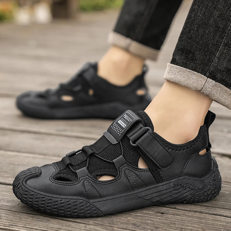 Summer Fashion Lightweight Lazy Shoes Breathable Casual Walking Sneakers New Men's Sandals Outdoor Comfortable Male Beach Shoes