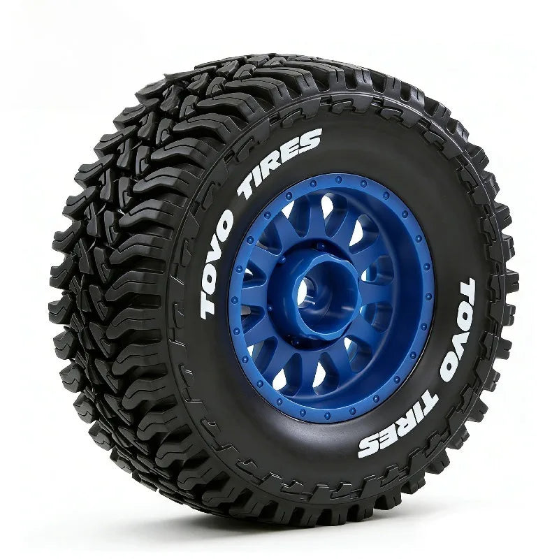 FOR 1/14 1/16 Racing Truck Tires Rubber Tyres 12mm Hex for RC Car ARRMA MOJAVE HPI HSP Tamiya MJX 14211 HBX 3100a Q130c SCYWltoy