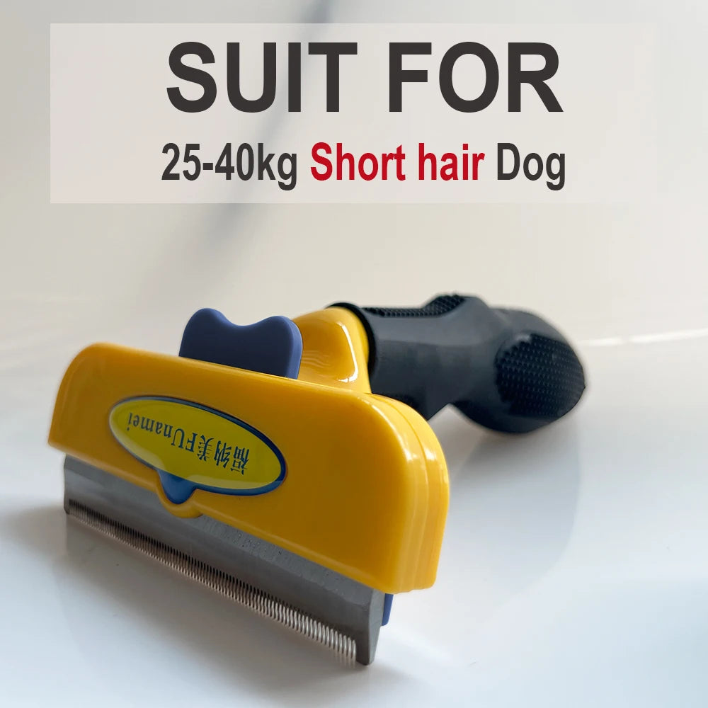 Funamei Dog Comb Dog Hair Removal Brush Cat Grooming Comb Hair Massage Combs 90% Shedding Pet Hair Remover for Dogs Cats Brush