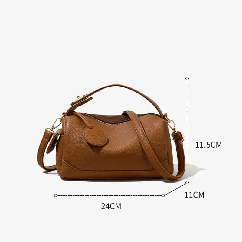 Women's Bags Fashion PU Leather Top Carrying Bag Handbags Multi Pocket Design Multifunctional Crossbody Tote Bag Shoulder Bag