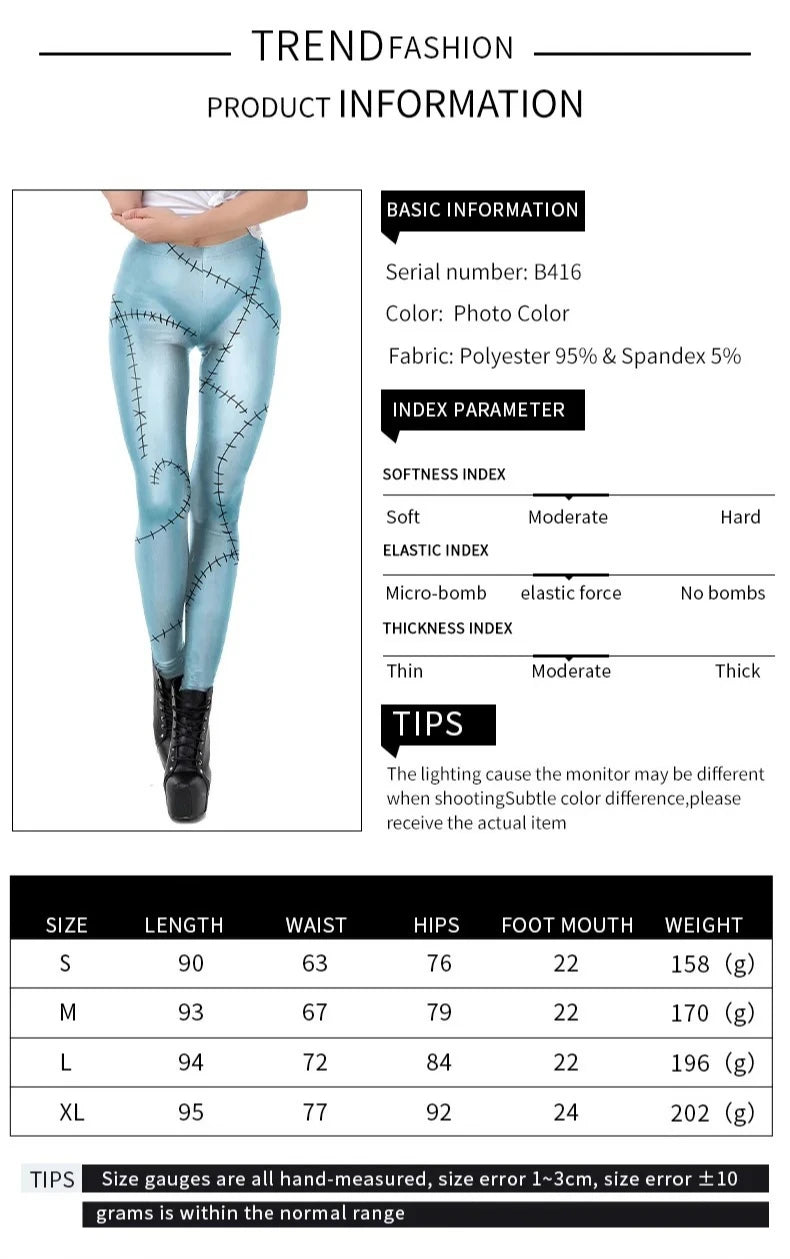Halloween Cosplay Costume For Women Sally Printed Dresses Party Costume Zenti Carnival Bodysuits Dress Up Female Women Leggings