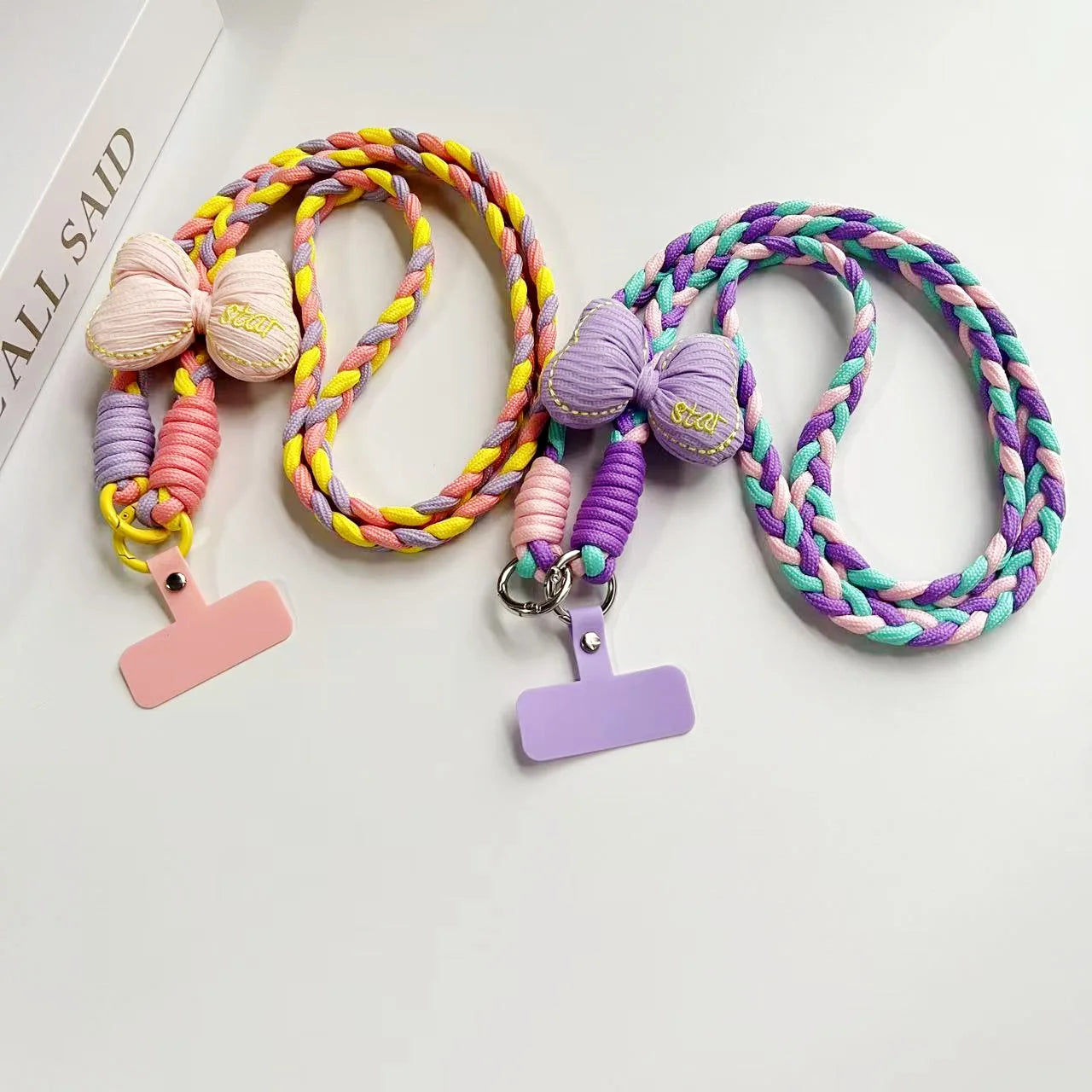 Creative Cartoon Mobile Phone Universal Lanyard Crossbody Long Rope Lanyard Rope Cartoon Decorative Pendant Accessories