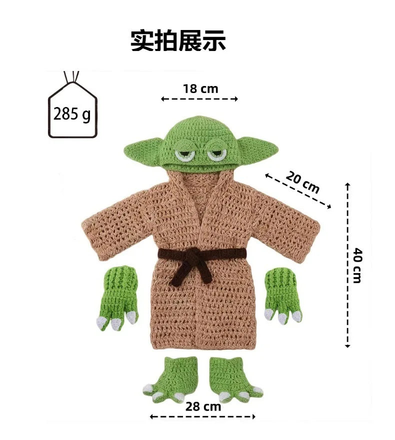 Halloween Cosplay Outfit Baby Costume Newborn Studio Photoshoot Prop Cute Soft Clothing for Baby Photography Shooting