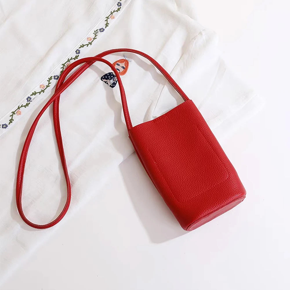 Luxury Design PU Leather Phone Bag Custom Letters Woman Cross Body Bag Fashion Travel Lady Engraving Shoulder Bags Wallet Pouch