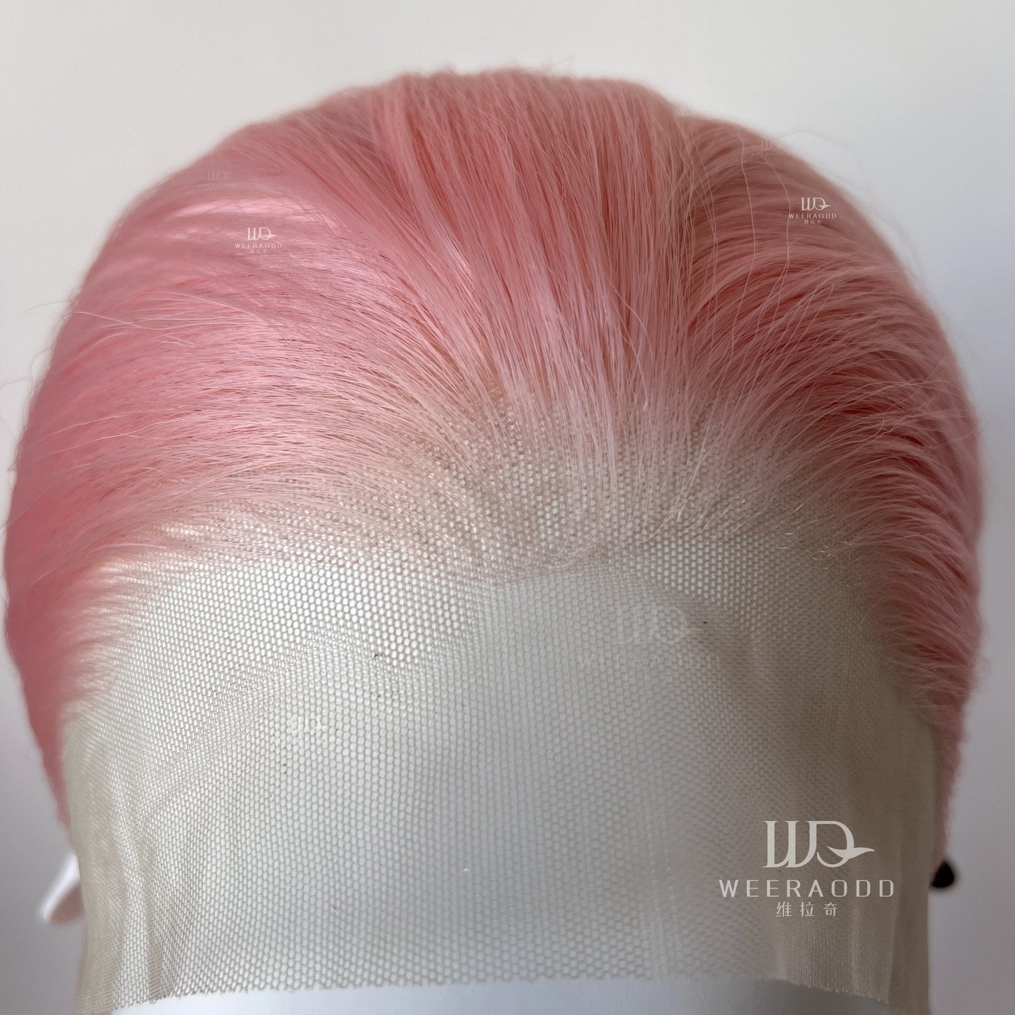 Pastel Pink Straight Synthetic Lace Wig Long Silk Straight Wig Frontal Lace Wigs for Women Cosplay Ready to Wear Light Pink Wig
