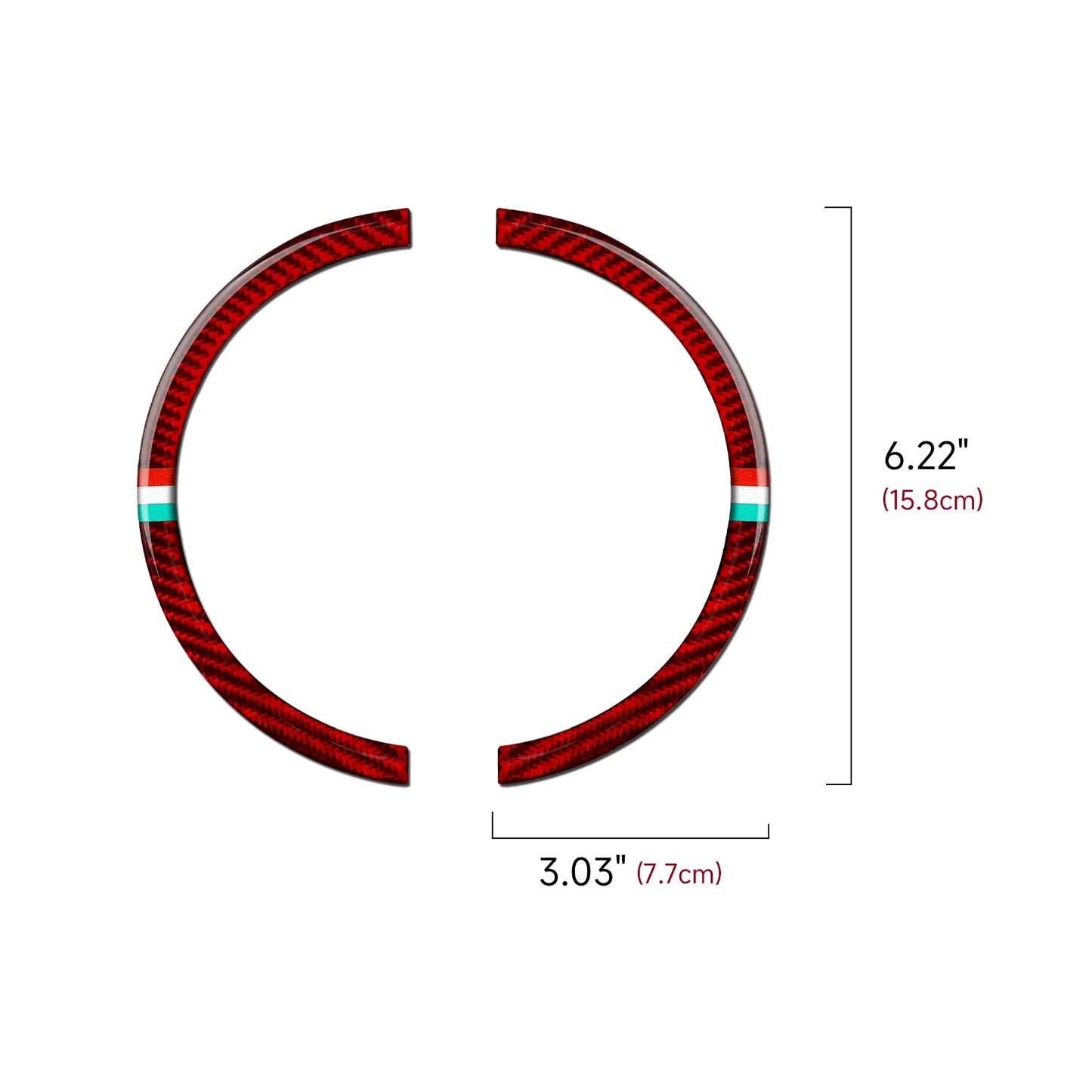 Car Inner Door Bowl Decorative Strip For Fiat Abarth 500 500C 500e 595 595C 695C Carbon Fiber Interior Sticker Car Accessories