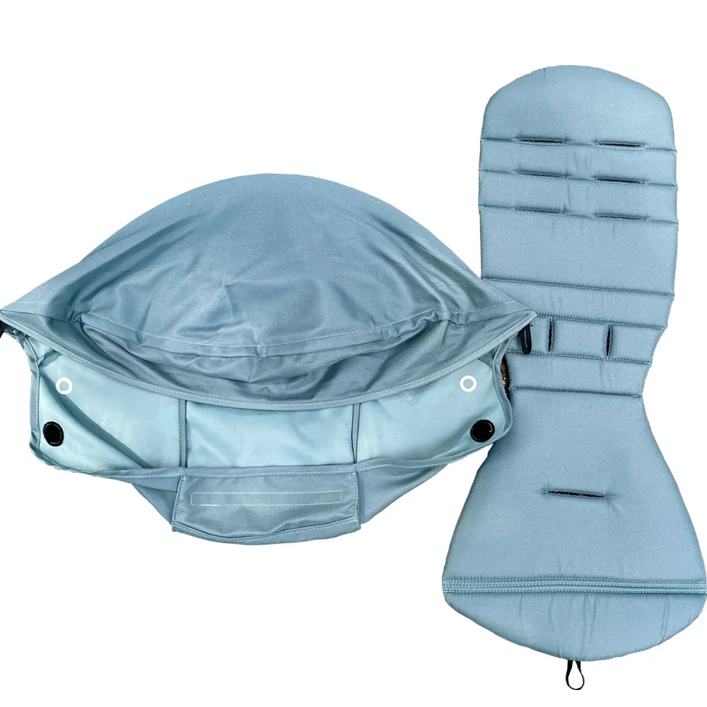Baby Stroller Accessories 2pcs/set 6+ Sunshade&Mattress Fit for Yoyo/Yoyo3 Thickening UPF50+ Waterproof Canopy With Seat Liner