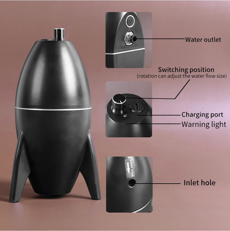 YILONG Tattoo Needle Cleaner Rechargeable Battery Infrared Automatic Ink Flush Permanent Makeup Tattoo Needle Washing Machine