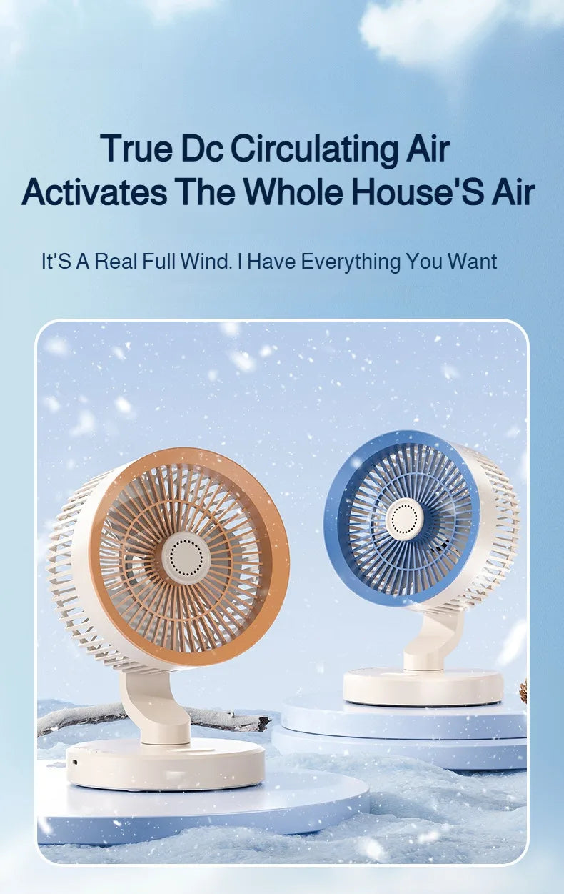 Desktop Circulating Small Wall Mounted Fan Multifunction Shaking Head Remote Control Quiet Cooling Fan For Home Office