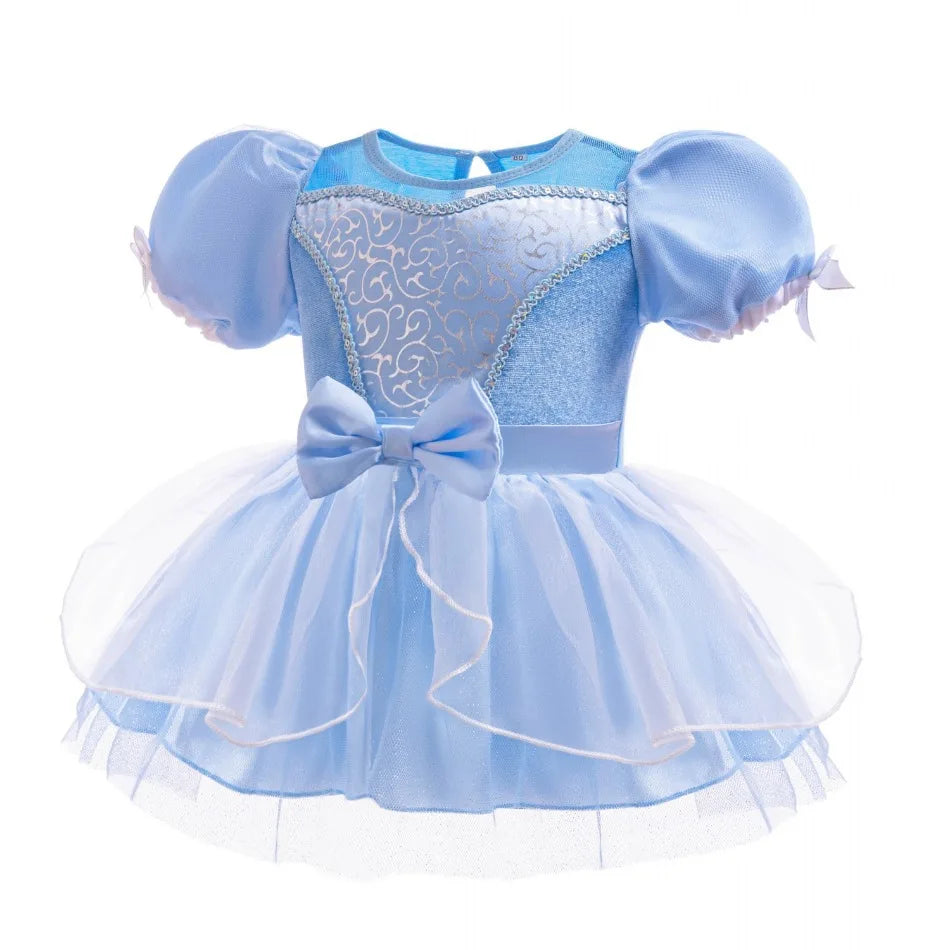 Baby Girls Princess Sofia Outfit Anna Elza Infant Baby Tutu Dress Kids Girls Costume Romper Aurora Belle Clothes Costumes Dress