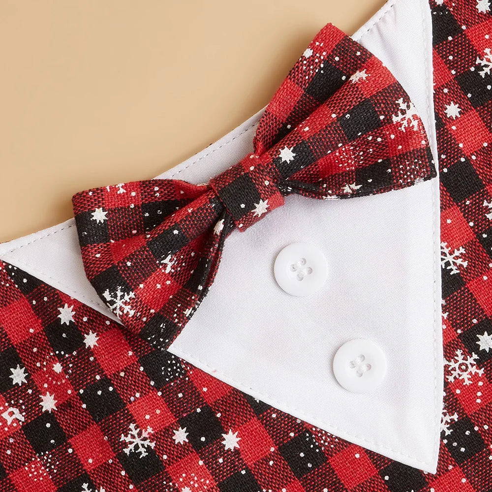Sucado Handsome Wedding Pet Dog Bandana Elegant Suit Bowtie Luxury Triangular Scarf Collar Engagement Party Gifts Accessories