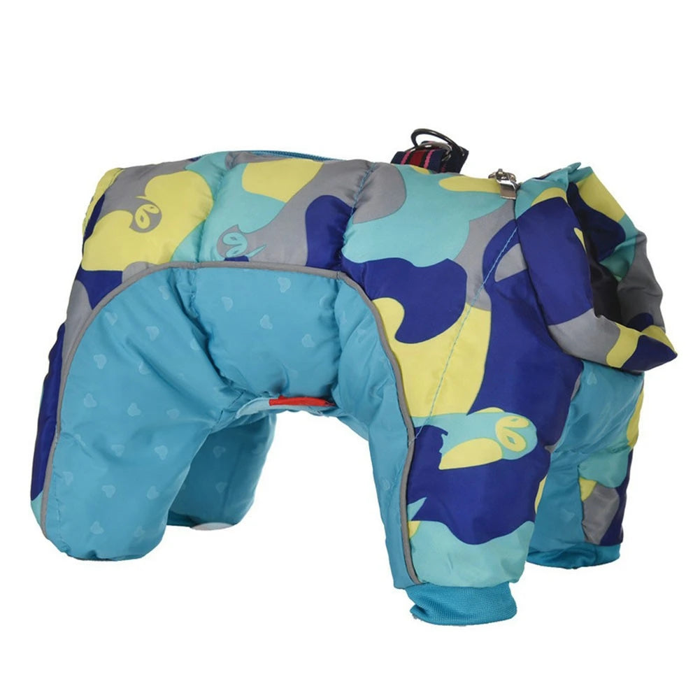 Winter Dog Coat Warm Waterproof Puppy Down Jacket Lightweight Outdoor Windproof Snowsuit Cold Weather Apparel for Small Dogs