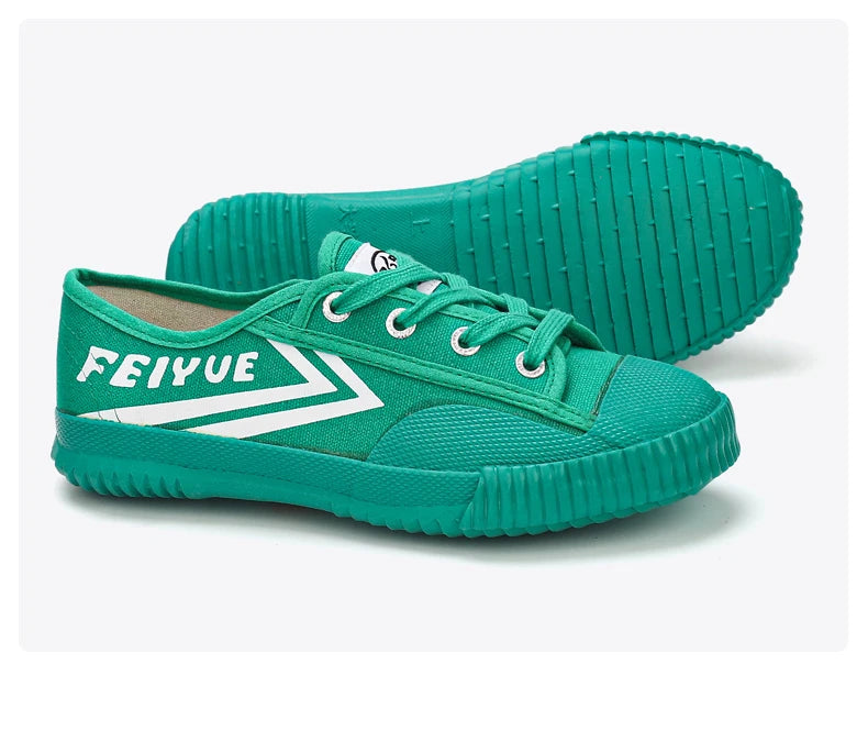DaFu Flying Men's Running Jump Far Athletic Shoes Sports Women's Canvas Couple's Black Shoes Low Top Breathable Rubber Sole