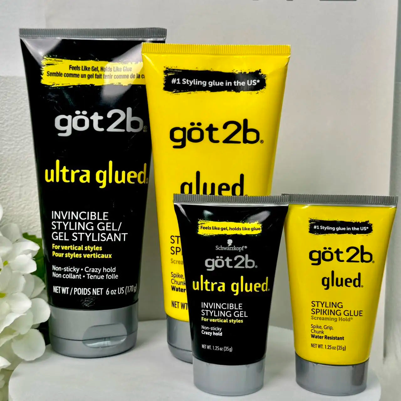Got2b Glued Invincible Styling Hair Gel Got2b Ultra Glued Water Resistant Spike Grip Chunk Wig Accessories Strong Hold