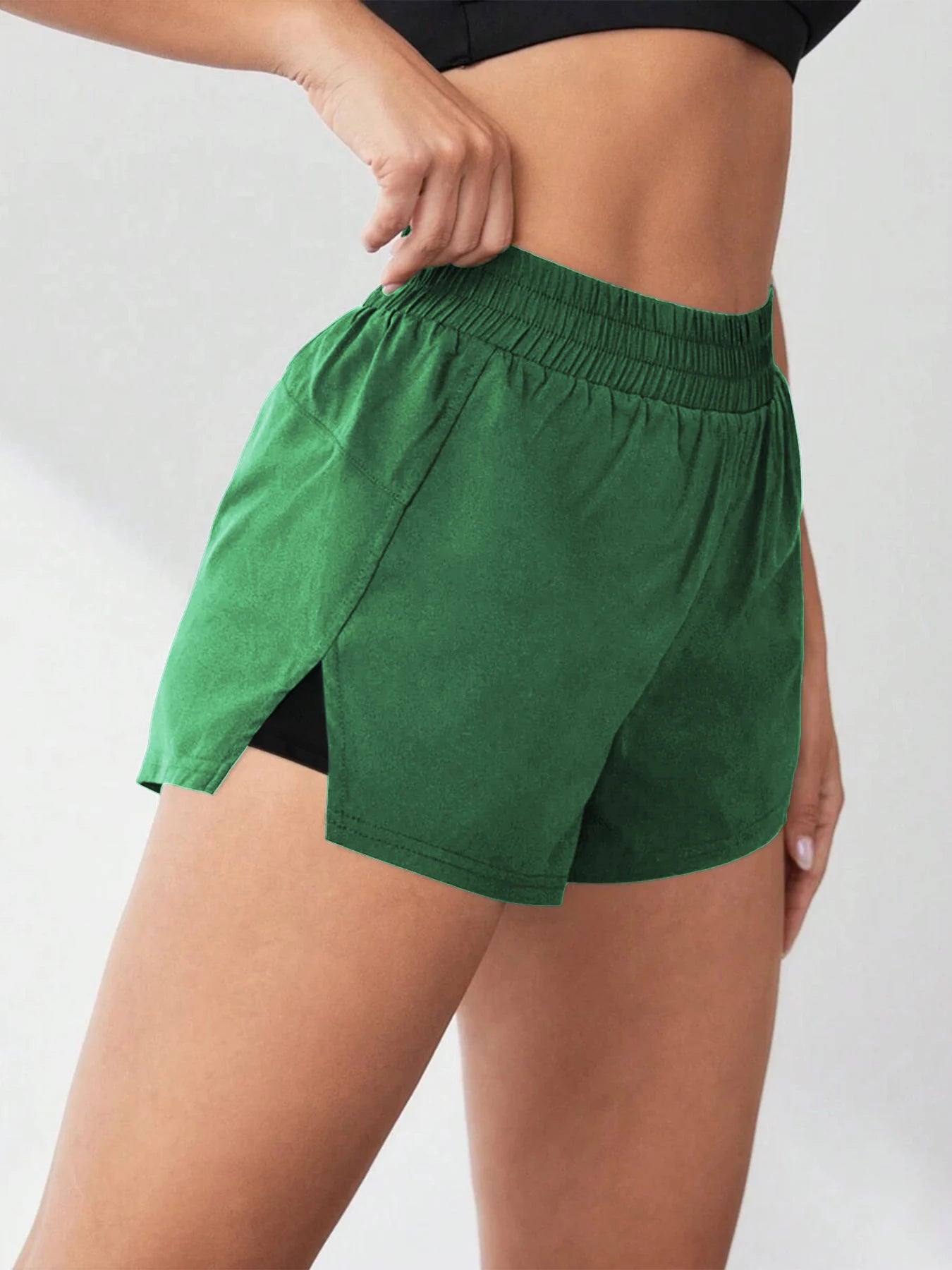 Elegant women's sportswear, sport pants, yoga, fitness, quick-drying aerobic exercises, tennis, badminton, sexy shorts