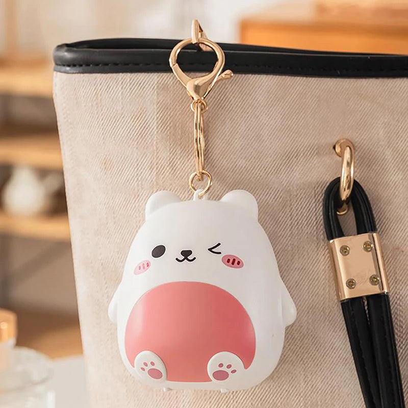 Cute Cartoon Small Bear Portable Double-layer Compartment Going Out Packed Separately Medicine Storage Plastic Pill Box Fashion