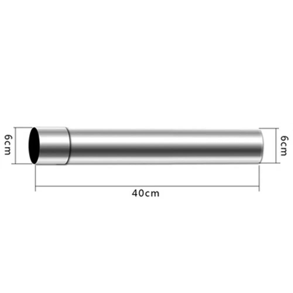 Stainless Steel Chimney Straight Exhaust Pipe Portable Chimney Pipe Hot Tent Stove Outdoor Woodstove Accessories Winter Heater