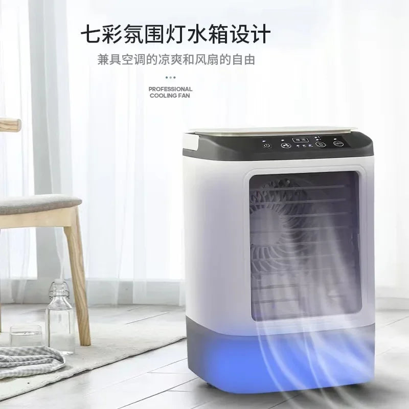 DurableNew Household Mini Air Conditioning Fan USB Office Refrigeration Humidification Atomization Cooling Fan Portable Mobile C