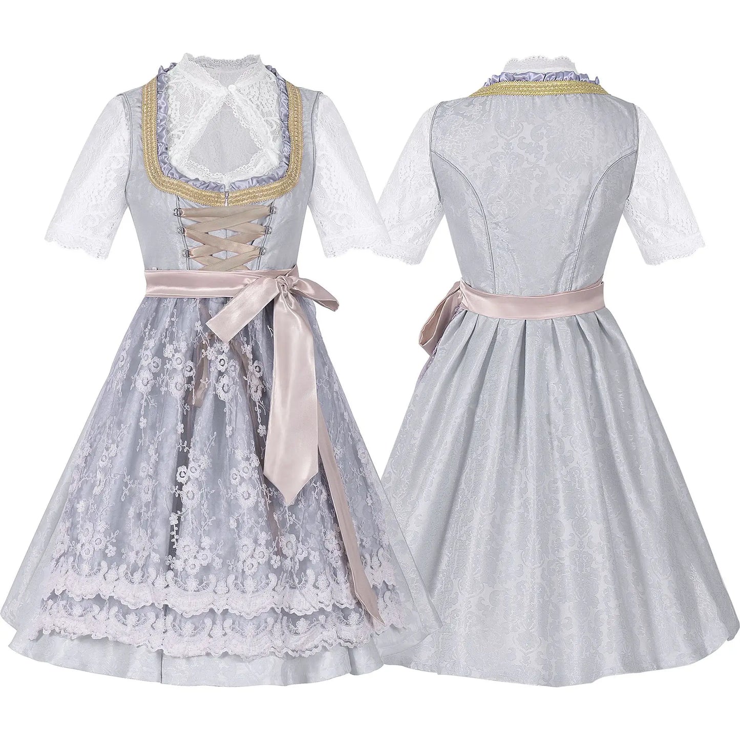 Halloween Carnival Cosplay Costume German Oktoberfest Maid Dress Woman Bavarian Traditional Embroidery Outfits Performance Girl