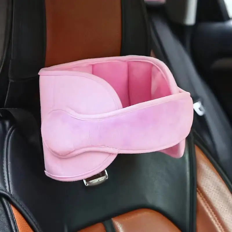 Child Car Safety Seat Head Fixed Strap Car Travel Protection Headrest Baby Seat Headrest Car Interior Sleep Assist Strap