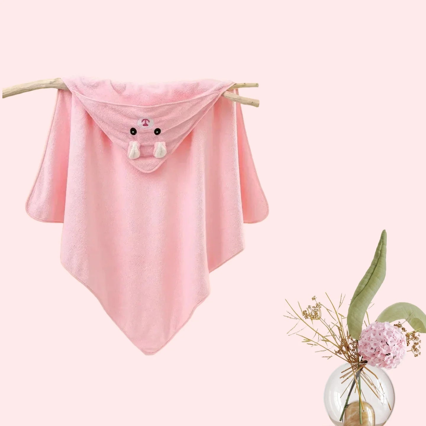 Coral Fleece Baby Bath Towels Soft Newborn Hooded Towel Blanket Cute Toddler Bathrobe Warm Sleeping Swaddle Wrap for Boys Girls